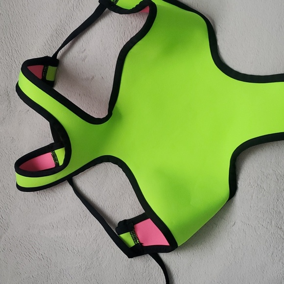 INDAH , REVERSIBLE NEOPRENE ONE-PIECE BIKINI SIZE XS / S - Picture 4 of 10